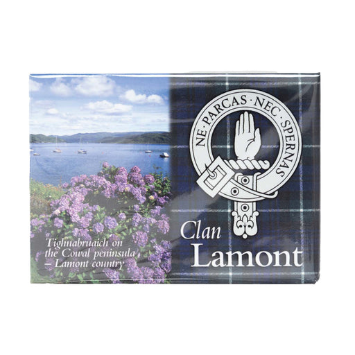 Clan/Family Scenic Magnet Lamont - Heritage Of Scotland - LAMONT