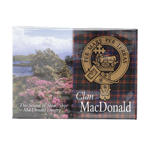 Clan/Family Scenic Magnet Macdonald - Heritage Of Scotland - MACDONALD