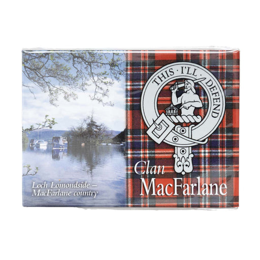 Clan/Family Scenic Magnet Macfarlane - Heritage Of Scotland - MACFARLANE