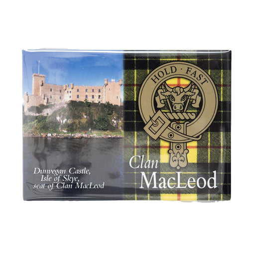 Clan/Family Scenic Magnet Macleod - Heritage Of Scotland - MACLEOD