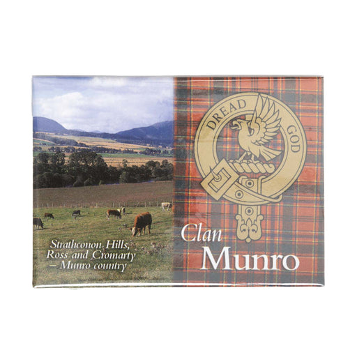 Clan/Family Scenic Magnet Munro - Heritage Of Scotland - MUNRO