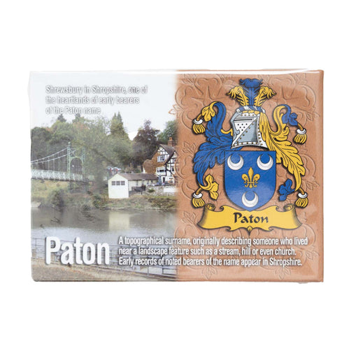 Clan/Family Scenic Magnet Paton - Heritage Of Scotland - PATON