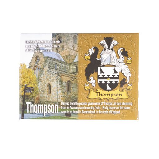 Clan/Family Scenic Magnet Thompson - Heritage Of Scotland - THOMPSON