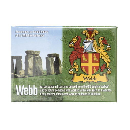Clan/Family Scenic Magnet Webb - Heritage Of Scotland - WEBB