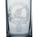 Collins Crystal Clan Shot Glass Barclay - Heritage Of Scotland - BARCLAY