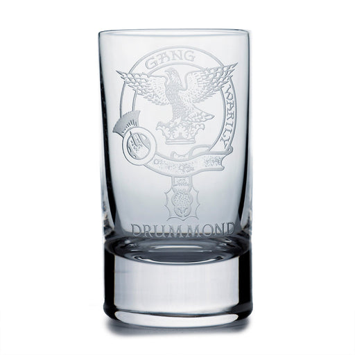 Collins Crystal Clan Shot Glass Drummond - Heritage Of Scotland - DRUMMOND