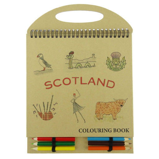 Colouring Book With Pencils - Heritage Of Scotland - NA