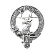 Colquhoun Clan Badge, Kilt Pin, Lapel Pin, Cufflinks, Keyring/Key Fob & Gift Set — Fine Pewter by Art Pewter — Made in Scotland (Shiny Finish) - Heritage Of Scotland - Badge