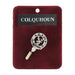 Colquhoun Clan Badge, Kilt Pin, Lapel Pin, Cufflinks, Keyring/Key Fob & Gift Set — Fine Pewter by Art Pewter — Made in Scotland (Shiny Finish) - Heritage Of Scotland - Lapel Pin