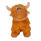 Comical Highland Coo Plush – 24cm Soft Toy - Heritage Of Scotland - 24cm