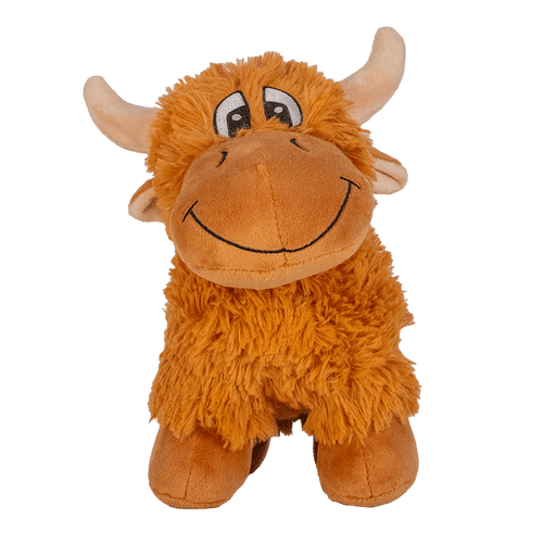 Comical Highland Coo Plush – 24cm Soft Toy - Heritage Of Scotland - 24cm