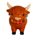 COOlectibles Highland Coo Figurines – Fun Scottish Cow Characters - Heritage Of Scotland - Coo with Necklace & Earrings