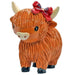 COOlectibles Highland Coo Figurines – Fun Scottish Cow Characters - Heritage Of Scotland - Coo with Tartan Ribbon
