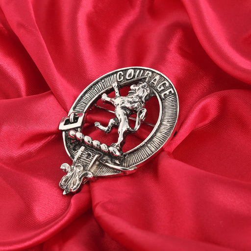 Cumming Clan Badge, Kilt Pin, Lapel Pin, Cufflinks, Keyring/Key Fob & Gift Set — Fine Pewter by Art Pewter — Made in Scotland (Shiny Finish) - Heritage Of Scotland - Badge