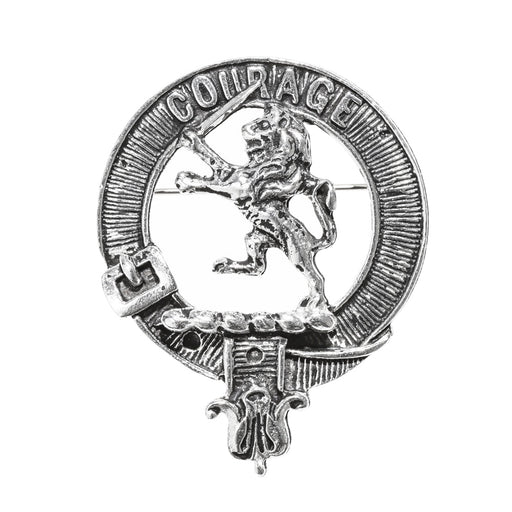 Cumming Clan Badge, Kilt Pin, Lapel Pin, Cufflinks, Keyring/Key Fob & Gift Set — Fine Pewter by Art Pewter — Made in Scotland (Shiny Finish) - Heritage Of Scotland - Badge