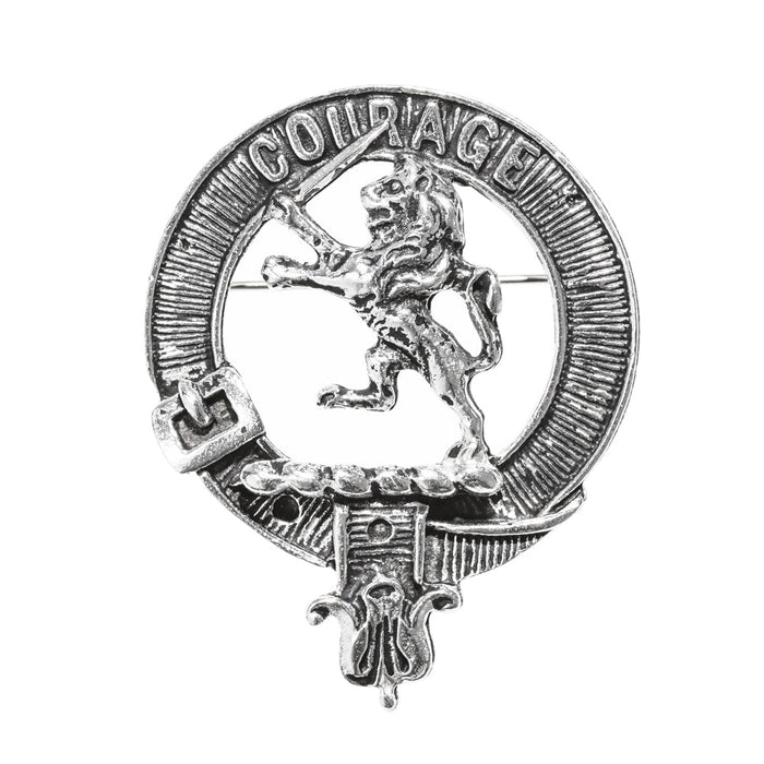 Cumming Clan Badge, Kilt Pin, Lapel Pin, Cufflinks, Keyring/Key Fob & Gift Set — Fine Pewter by Art Pewter — Made in Scotland (Shiny Finish) - Heritage Of Scotland - Badge