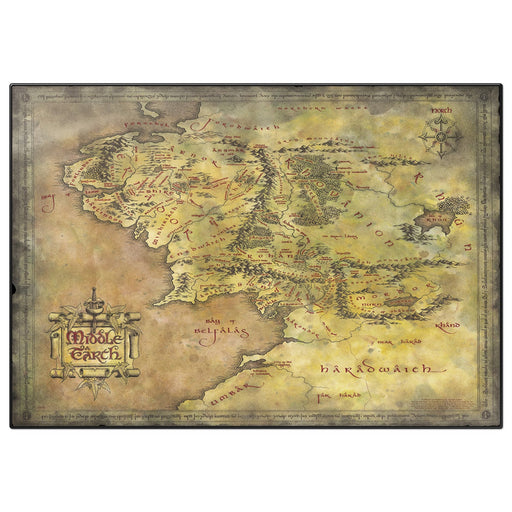 Desktop Mat The Lord Of The Rings Map - Heritage Of Scotland - N/A