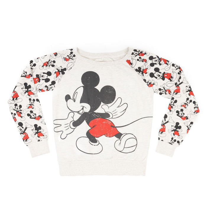 Disney Mickey Sweatshirt - Heritage Of Scotland - GREY MARL