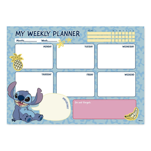 Disney Stitch Tropical Weekly Planner - Heritage Of Scotland - N/A