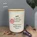 Dog Treat Jar Blank Cream - Heritage Of Scotland - BLANK CREAM