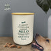 Dog Treat Jar Milo - Heritage Of Scotland - MILO