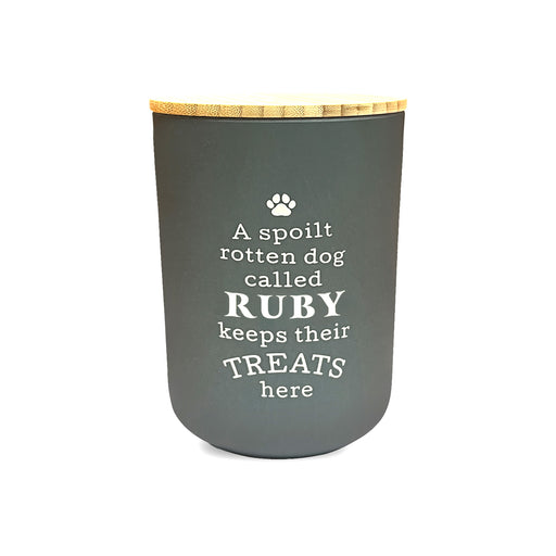 Dog Treat Jar Ruby - Heritage Of Scotland - RUBY