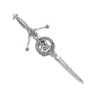 Douglas Clan Badge, Kilt Pin, Lapel Pin, Cufflinks, Keyring/Key Fob & Gift Set — Fine Pewter by Art Pewter — Made in Scotland (Shiny Finish) - Heritage Of Scotland - Kilt Pin