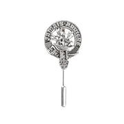 Douglas Clan Badge, Kilt Pin, Lapel Pin, Cufflinks, Keyring/Key Fob & Gift Set — Fine Pewter by Art Pewter — Made in Scotland (Shiny Finish) - Heritage Of Scotland - Lapel Pin