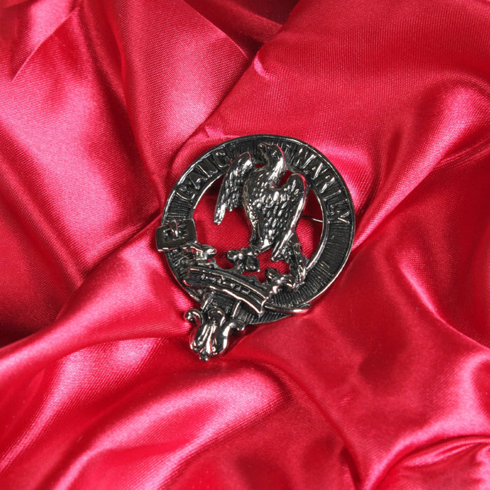 Drummond Clan Badge, Kilt Pin, Lapel Pin, Cufflinks, Keyring/Key Fob & Gift Set — Fine Pewter by Art Pewter — Made in Scotland (Shiny Finish) - Heritage Of Scotland - Badge