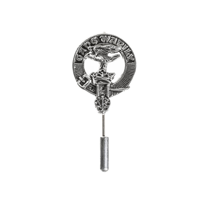 Drummond Clan Badge, Kilt Pin, Lapel Pin, Cufflinks, Keyring/Key Fob & Gift Set — Fine Pewter by Art Pewter — Made in Scotland (Shiny Finish) - Heritage Of Scotland - Lapel Pin
