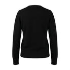 Dunedin Cashmere Woman's 100% Cashmere V Neck Cardigan - Black - Heritage Of Scotland - XS
