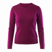 Dunedin Cashmere Women’s 100% Cashmere C - Neck Jumper – Eminence - Heritage Of Scotland - XS