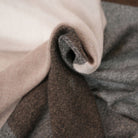 Earthy Block 100% Cashmere Square Scarf - MONOCHROME - Heritage Of Scotland -