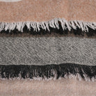 Earthy Block 100% Cashmere Square Scarf - MONOCHROME - Heritage Of Scotland -