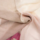 Earthy Block 100% Cashmere Square Scarf - PINK - Heritage Of Scotland -