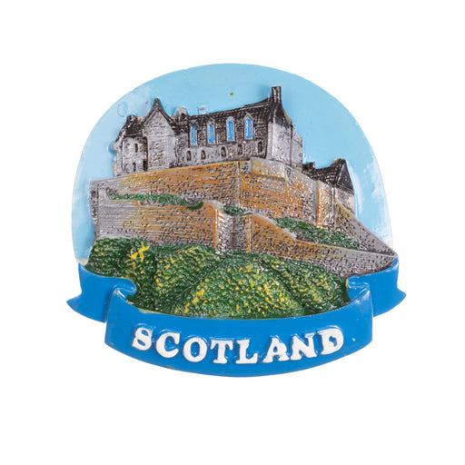 Edi Castle Resin Magnet - Heritage Of Scotland - NA