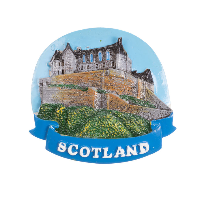 Edi Castle Resin Magnet - Heritage Of Scotland - NA