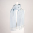 Edinburgh 100% Cashmere Scarf - Soft Warm Luxury Scarf - Baby Blue - Heritage Of Scotland -