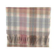 Edinburgh 100% Cashmere Wide Scarf - Heritage Of Scotland - BUCHANAN MIX GREY