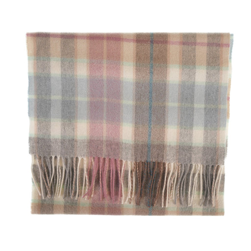 Edinburgh 100% Cashmere Wide Scarf - Heritage Of Scotland - BUCHANAN MIX GREY