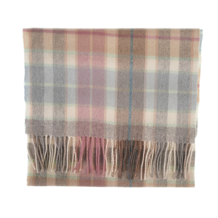Edinburgh 100% Cashmere Wide Scarf - Heritage Of Scotland - BUCHANAN MIX GREY