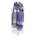 Edinburgh 100% Cashmere Wide Scarf - Heritage Of Scotland - MIDDLETON BLUE