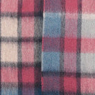 Edinburgh 100% Lambswool Scarf – Premium Soft Wool Wrap - Artillery Check Ashley Blue and Pink - Heritage Of Scotland -