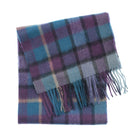 Edinburgh 100% Lambswool Scarf – Premium Soft Wool Wrap - Artillery Check Navy - Heritage Of Scotland -