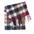 Edinburgh 100% Lambswool Scarf – Premium Soft Wool Wrap - Artillery Check Navy and Camo - Heritage Of Scotland -
