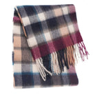 Edinburgh 100% Lambswool Scarf – Premium Soft Wool Wrap - Artillery Check Navy and Camo - Heritage Of Scotland -
