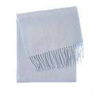Edinburgh 100% Lambswool Scarf – Premium Soft Wool Wrap - Baby Blue - Heritage Of Scotland -