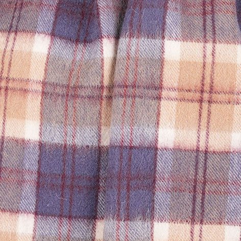 Edinburgh 100% Lambswool Scarf – Premium Soft Wool Wrap - Bannockbane Navy - Heritage Of Scotland -