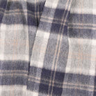Edinburgh 100% Lambswool Scarf – Premium Soft Wool Wrap - Bannockbane Silver - Heritage Of Scotland -