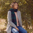 Edinburgh 100% Lambswool Scarf – Premium Soft Wool Wrap - Black Watch - Heritage Of Scotland -
